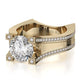 Michael M Pavé Round Engagement Ring