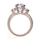 Michael M Prong Round Engagement Ring