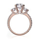 Michael M Prong Round Engagement Ring
