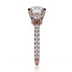 Michael M Prong Round Engagement Ring