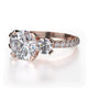 Michael M Prong Round Engagement Ring