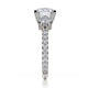 Michael M Prong Round Engagement Ring