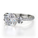 Michael M Prong Round Engagement Ring