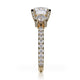 Michael M Prong Round Engagement Ring