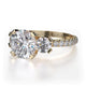 Michael M Prong Round Engagement Ring