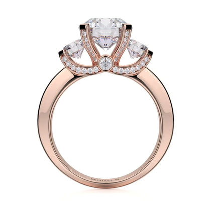Michael M Channel Round Engagement Ring