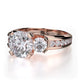 Michael M Channel Round Engagement Ring