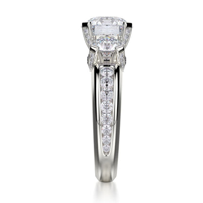 Michael M Channel Round Engagement Ring