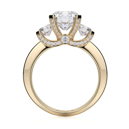 Michael M Channel Round Engagement Ring