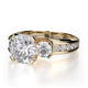 Michael M Channel Round Engagement Ring