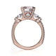 Michael M Prong Round Engagement Ring