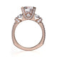 Michael M Prong Round Engagement Ring