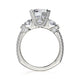 Michael M Prong Round Engagement Ring