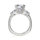 Michael M Prong Round Engagement Ring