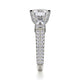 Michael M Prong Round Engagement Ring