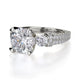 Michael M Prong Round Engagement Ring