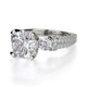 Michael M Prong Round Engagement Ring