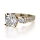 Michael M Prong Round Engagement Ring