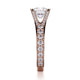 Michael M Pave Round Engagement Ring