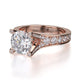 Michael M Pavé Round Engagement Ring