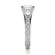 Michael M Pave Round Engagement Ring