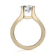 Michael M Pave Round Engagement Ring
