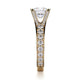 Michael M Pave Round Engagement Ring