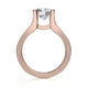 Michael M Pave Round Engagement Ring