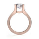 Michael M Pavé Round Engagement Ring