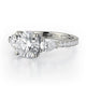 Michael M Prong Round Engagement Ring