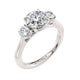 Michael M Three Stone Round Engagement Ring