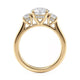 Michael M Three Stone Round Engagement Ring