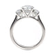 Michael M Three Stone Round Engagement Ring
