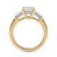 Michael M Three Stone Emerald Engagement Ring