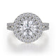 MICHAEL M Engagement Rings White Gold Europa R540-1 R540-1WG