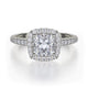 MICHAEL M Engagement Rings White Gold Europa R559S-1 R559S-1WG