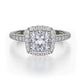 MICHAEL M Engagement Rings White Gold Europa R559S-1 R559S-1WG