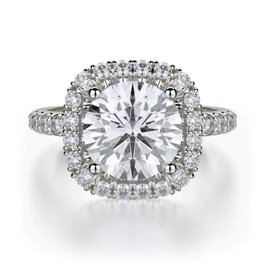 MICHAEL M Engagement Rings White Gold Europa R660-2 R660-2WG