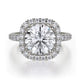 MICHAEL M Engagement Rings White Gold Europa R660-2 R660-2WG