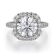MICHAEL M Engagement Rings White Gold Europa R660-2 R660-2WG