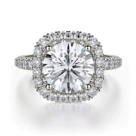 MICHAEL M Engagement Rings White Gold Europa R660-2 R660-2WG