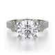 MICHAEL M Engagement Rings White Gold Europa R674-2 R674-2WG