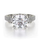 MICHAEL M Engagement Rings White Gold Europa R674-2 R674-2WG