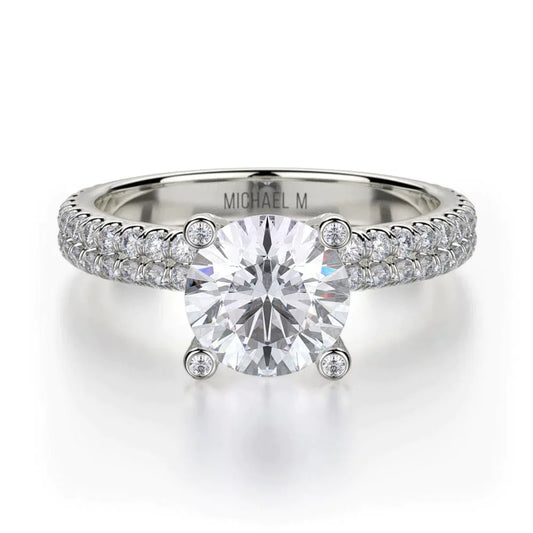 MICHAEL M Engagement Rings White Gold Europa R676-1 R676-1WG
