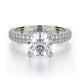 MICHAEL M Engagement Rings White Gold Europa R676-1 R676-1WG