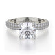 MICHAEL M Engagement Rings White Gold Europa R676-1 R676-1WG
