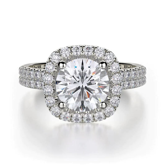 MICHAEL M Engagement Rings White Gold Europa R683-1.5 R683-1.5WG