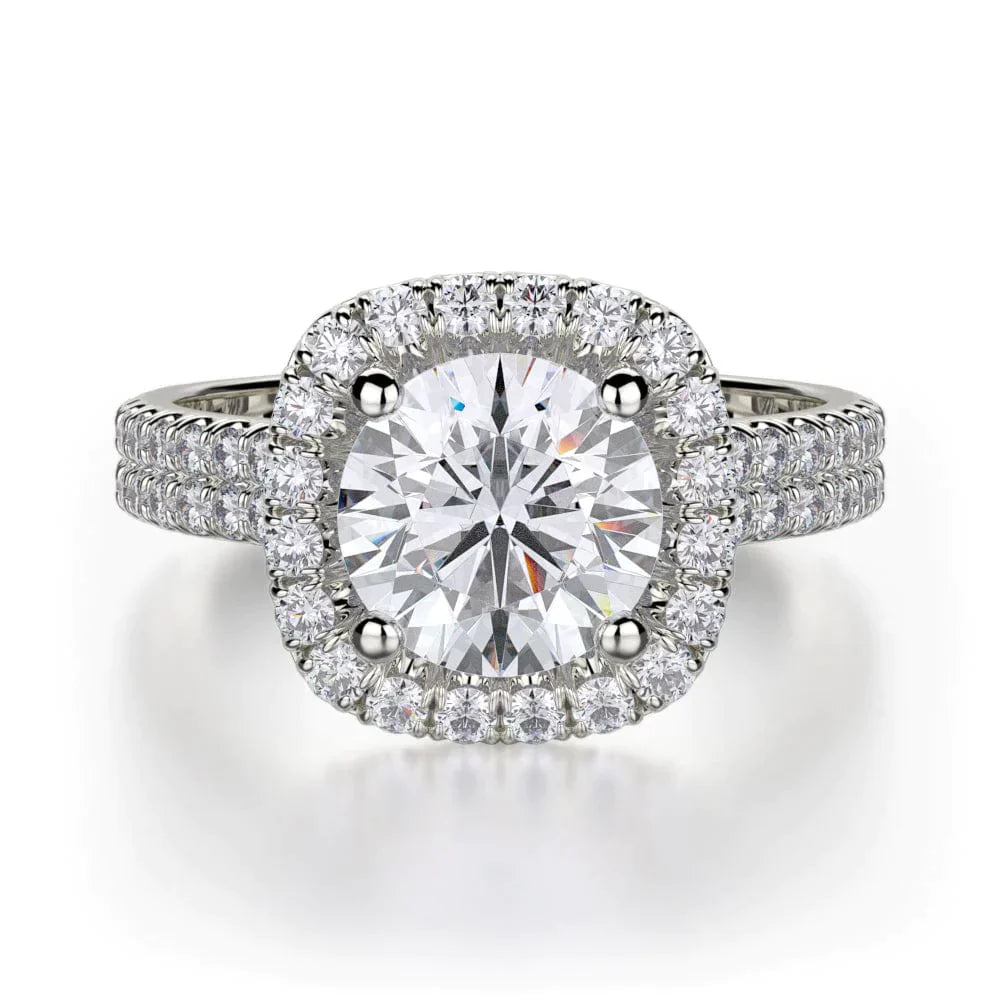 MICHAEL M Engagement Rings White Gold Europa R683-1.5 R683-1.5WG