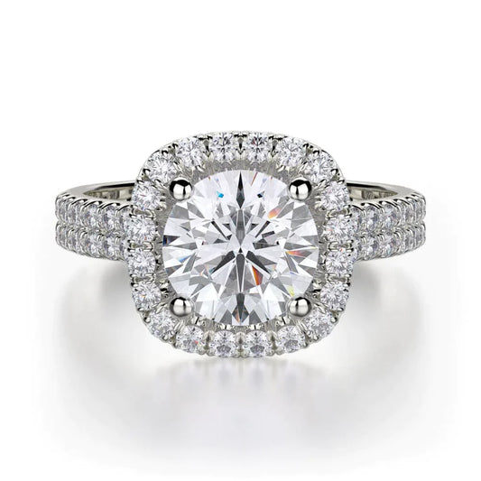 MICHAEL M Engagement Rings White Gold Europa R683-1.5 R683-1.5WG