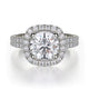 MICHAEL M Engagement Rings White Gold Europa R683-1.5 R683-1.5WG